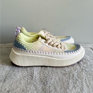 Nicole Miller Brita platform sneakers‎ multi-colored NEW